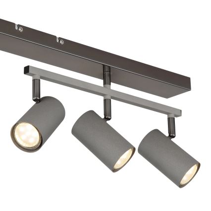 Globo - Kohdevalo 5xGU10/35W/230V harmaa