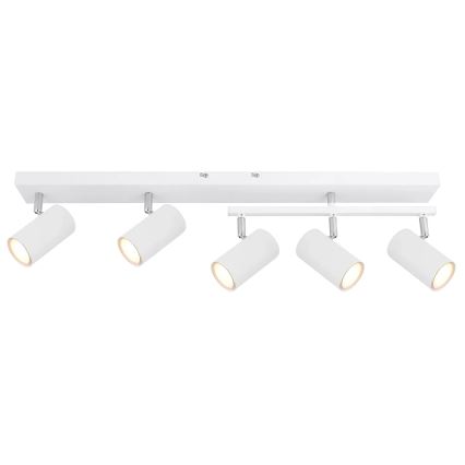 Globo - Kohdevalo 5xGU10/35W/230V valkoinen