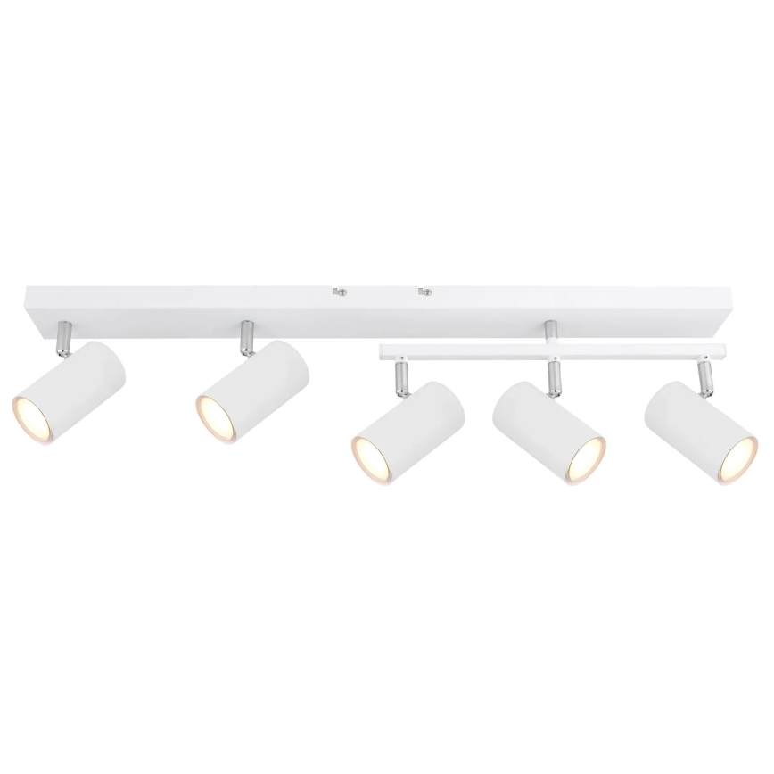 Globo - Kohdevalo 5xGU10/35W/230V valkoinen