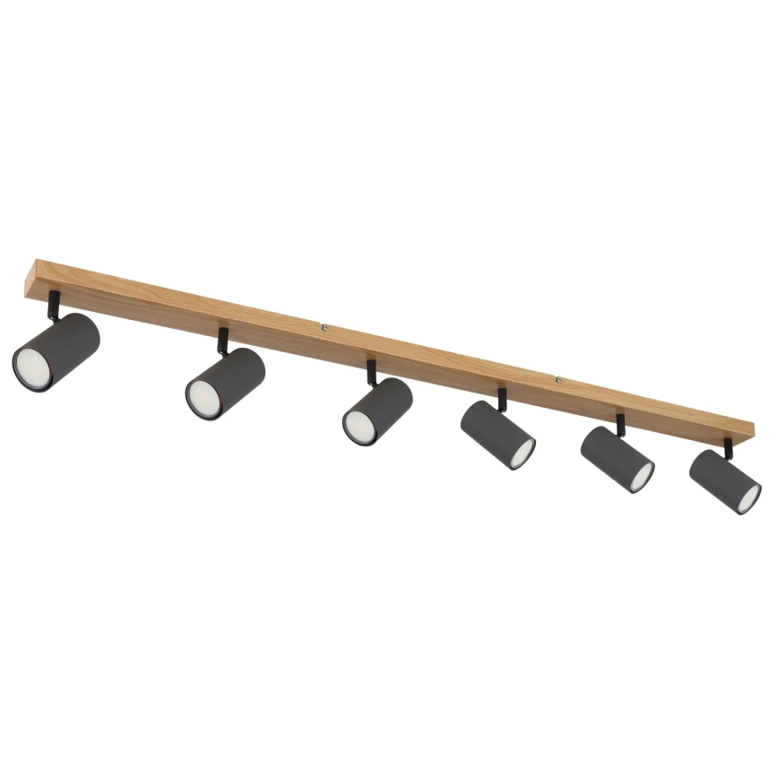 Globo - Kohdevalo 6xGU10/35W/230V ruskea/musta