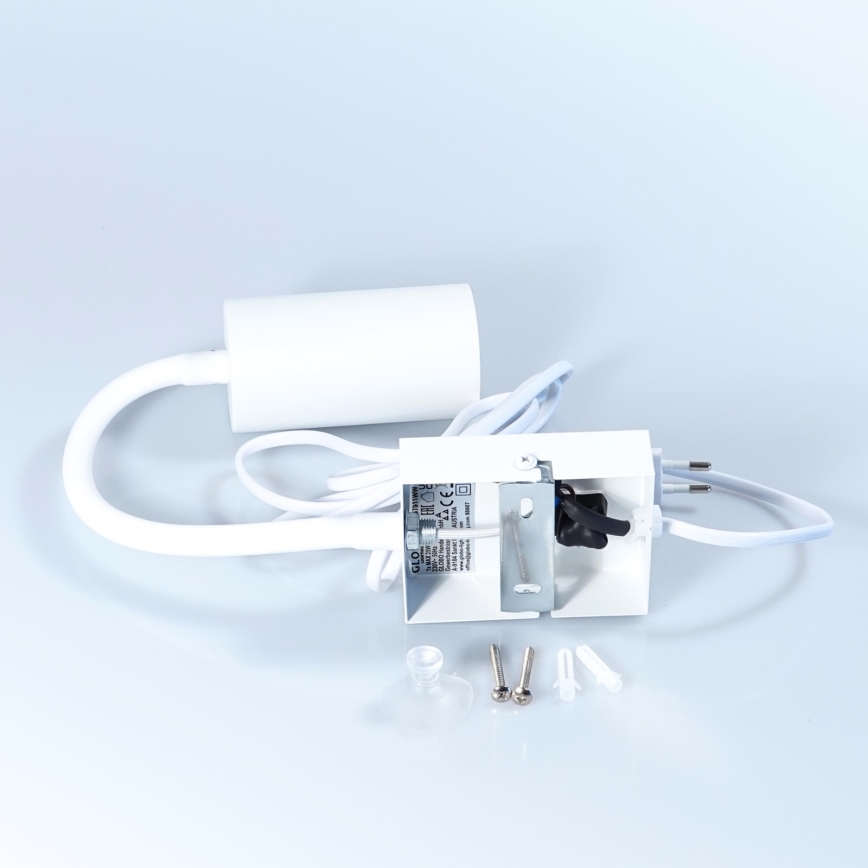 Globo - Joustava seinävalaisin 1xGU10/25W/230V valkoinen