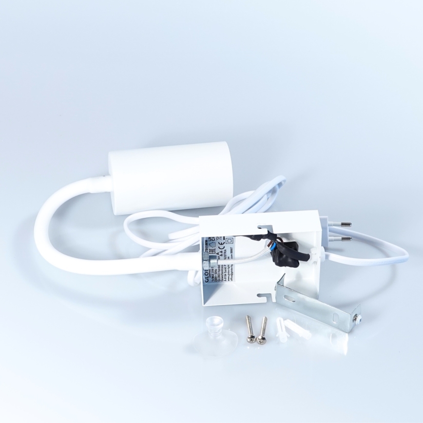 Globo - Joustava seinävalaisin 1xGU10/25W/230V valkoinen