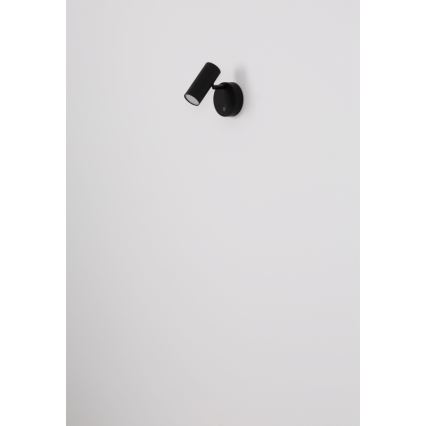 Globo - LED-himmennettävä ladattava seinäspotti LED/0,4W/3,7V 1800 mAh musta