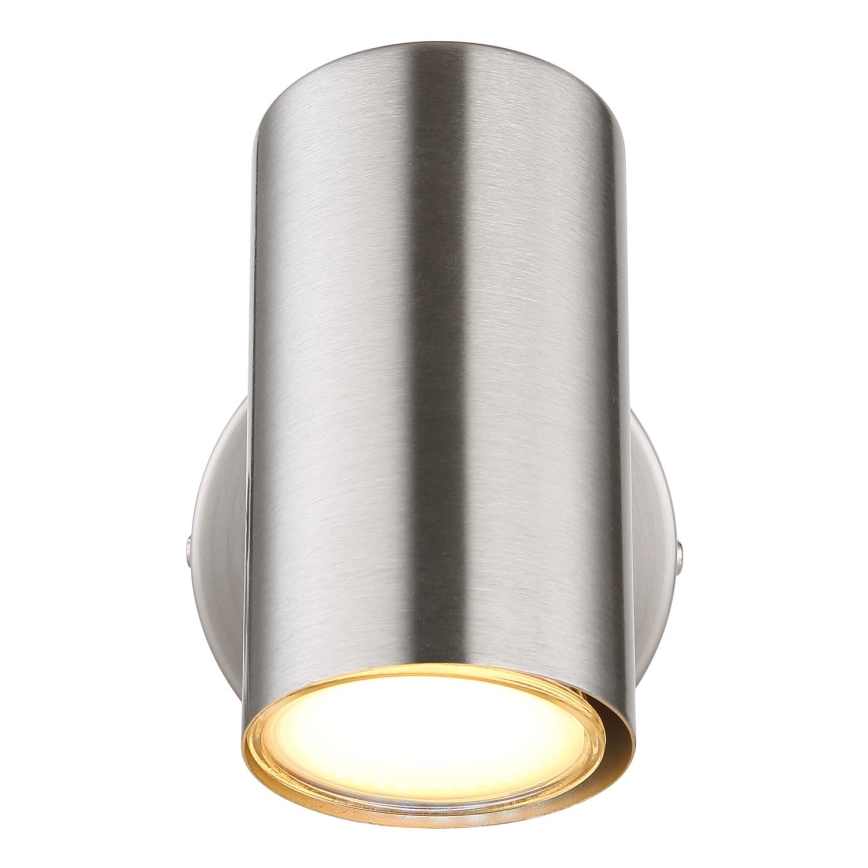 Globo - Seinäkohdevalo 1xGU10/25W/230V mattakromi