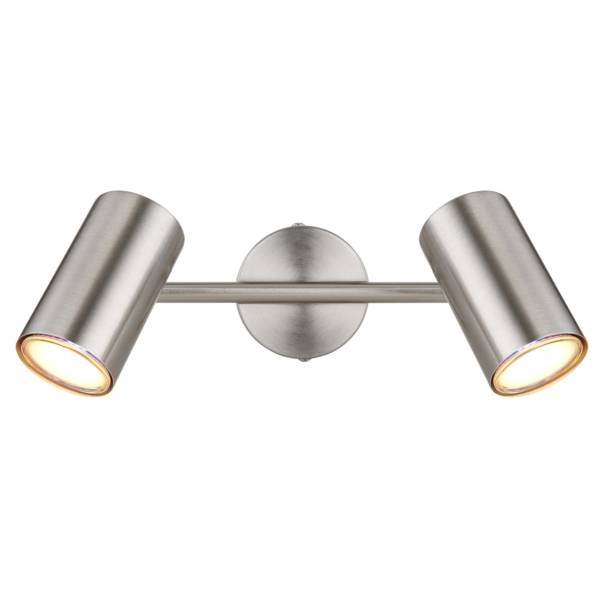 Globo - Kohdevalo 2xGU10/25W/230V mattakromi