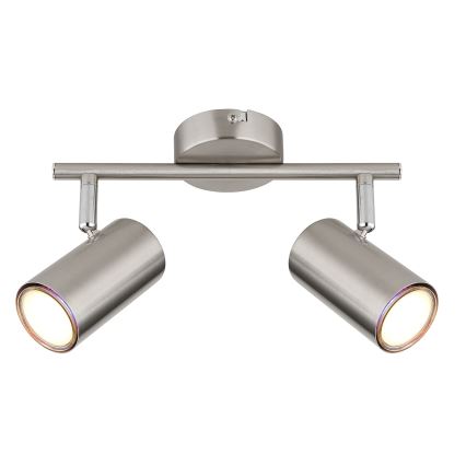 Globo - Kohdevalo 2xGU10/25W/230V mattakromi