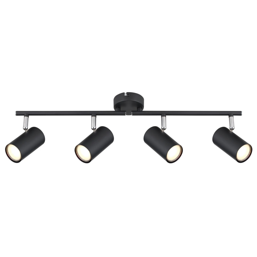Globo - Kohdevalo 4xGU10/25W/230V musta