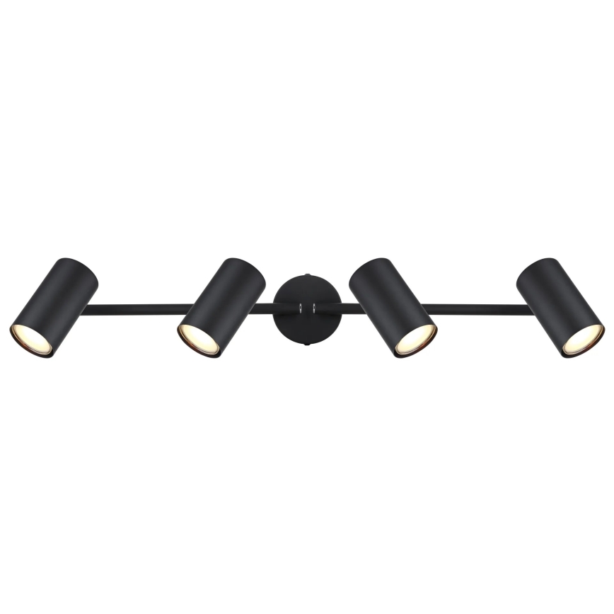 Globo - Kohdevalo 4xGU10/25W/230V musta