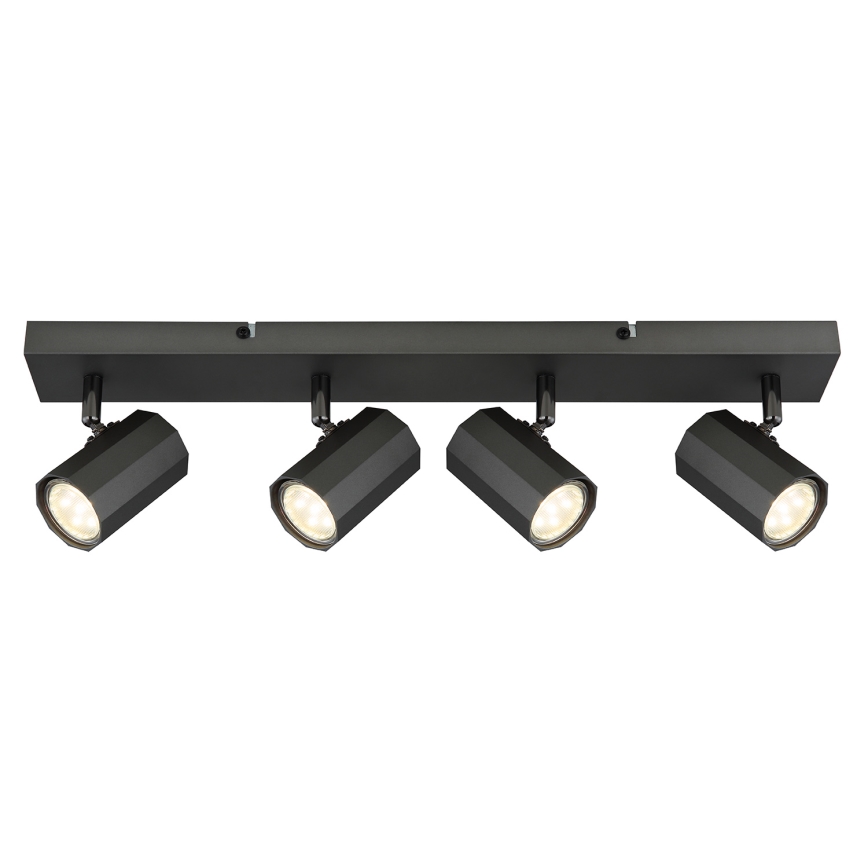 Globo - Kohdevalo 4xGU10/25W/230V musta
