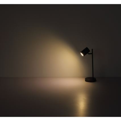 Globo - Kattokruunu johdossa 1xGU10/25W/230V musta