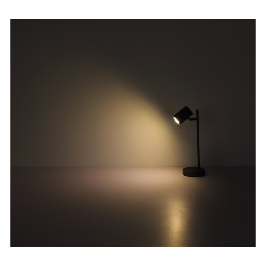 Globo - Kattokruunu johdossa 1xGU10/25W/230V musta