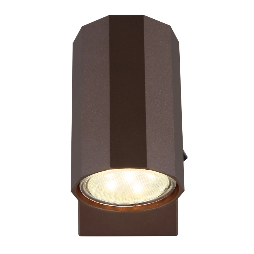 Globo - Seinäkohdevalo 1xGU10/25W/230V ruskea