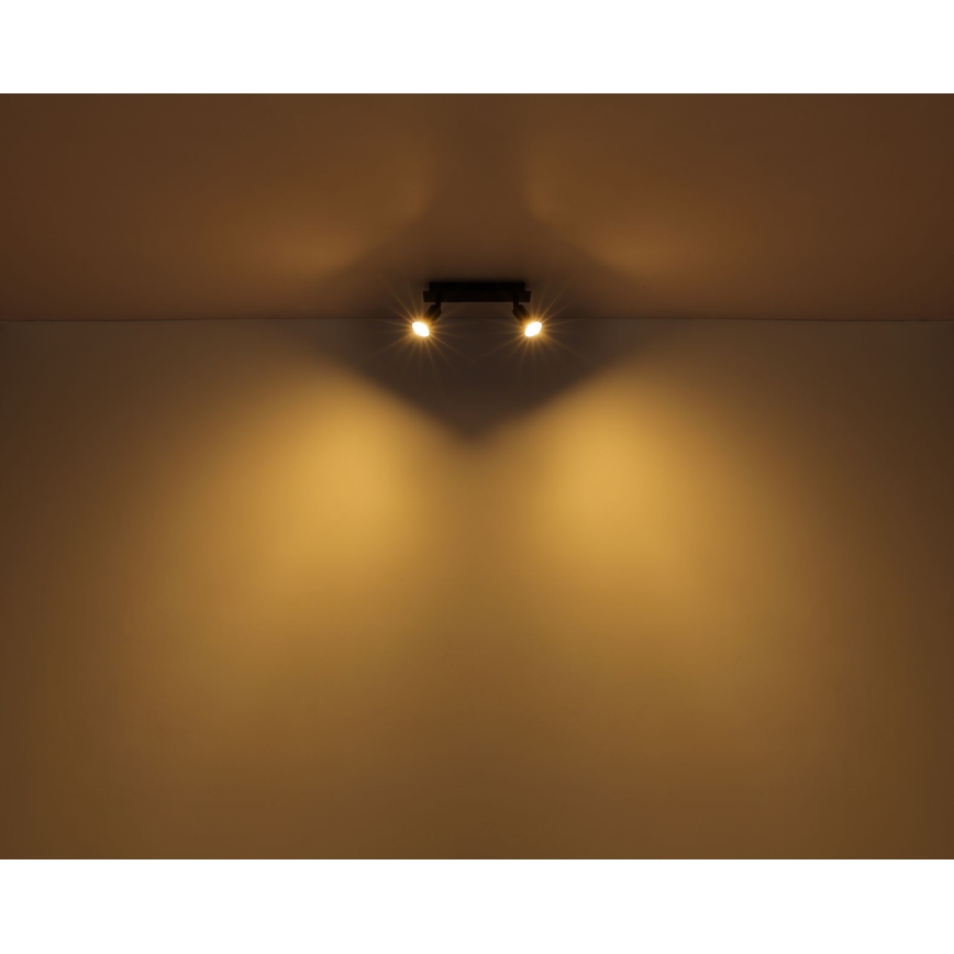 Globo - Kohdevalo 2xGU10/35W/230V musta