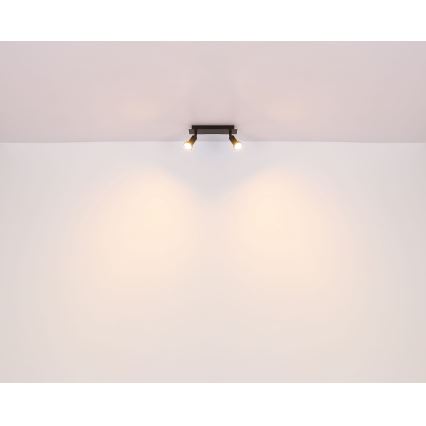 Globo - Kohdevalo 2xGU10/35W/230V musta