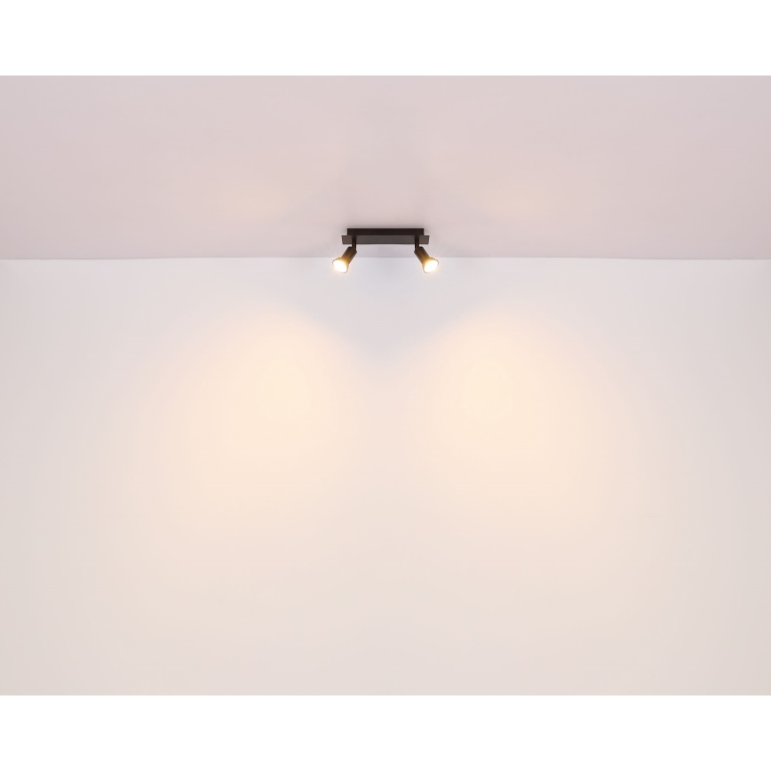 Globo - Kohdevalo 2xGU10/35W/230V musta