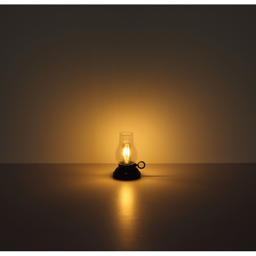 Globo - LED himmennettävä ladattava kosketuspöytävalaisin LED/1W/3,7V 1200 mAh mattakromi