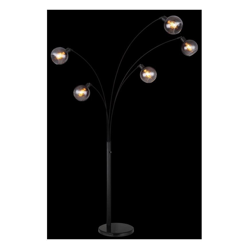 Globo - Lattialamppu 5xE27/40W/230V savuinen