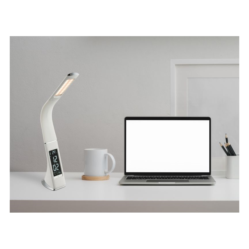 Globo - LED himmennettävä kosketuspöytävalaisin näytöllä LED/6,5W/230V 3000/4500/5800K valkoinen