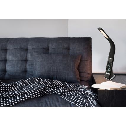 Globo - himmennettävä kosketusohjattu pöytälamppu näytöllä LED/6,5W/230V 3000/4500/5800K musta