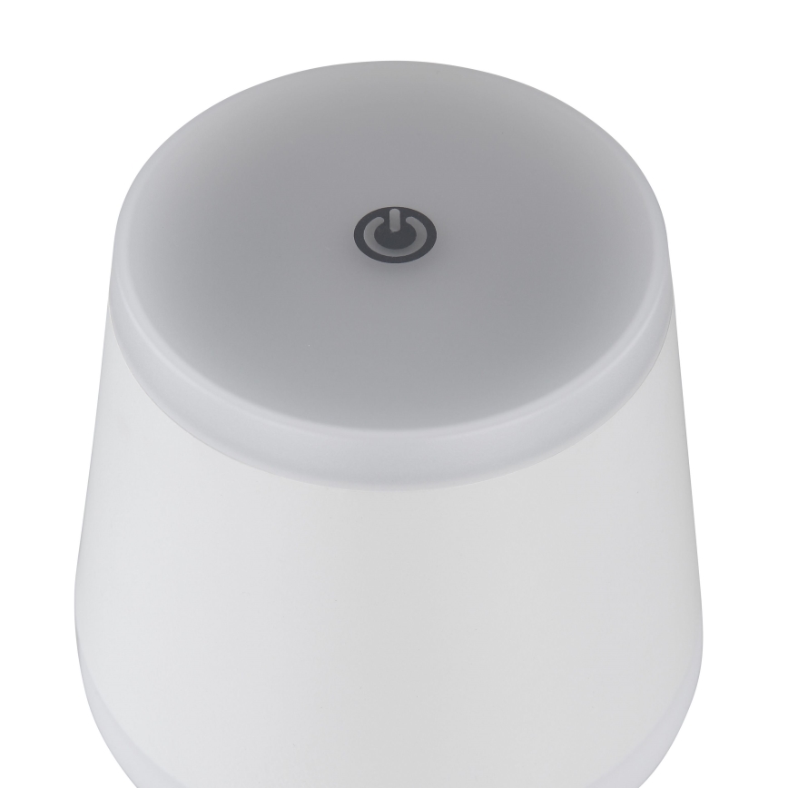 Globo - LED himmennettävä ladattava kosketuspöytävalaisin LED/4,6W/230V 1800 mAh USB IP54 valkoinen