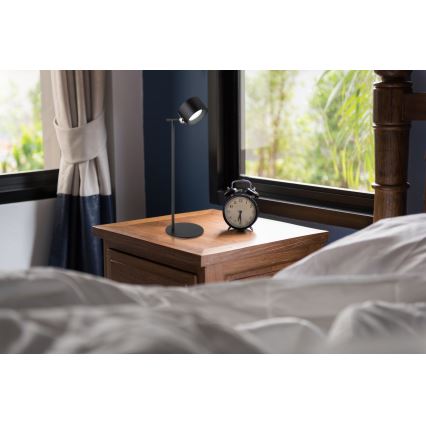 Globo - LED himmennettävä kosketuspöytävalaisin 4-in-1 LED/4W/5V 3000/4000/5000K 1200 mAh musta