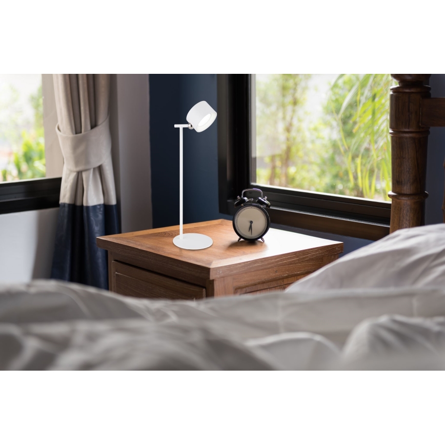 Globo - LED himmennettävä kosketuspöytävalaisin 4v1 LED/4W/5V 3000/4000/5000K 1200 mAh valkoinen