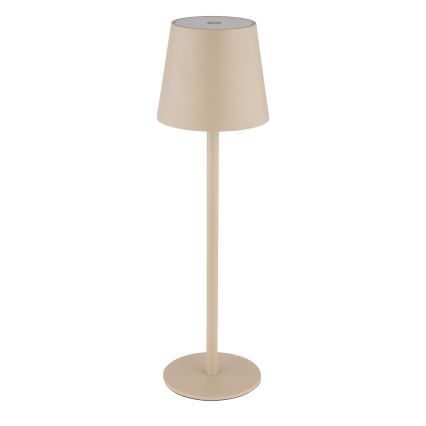 Globo - LED Himmennettävä kosketus ulko lamppu LED/3W/3,7V IP44 1800 mAh USB beige