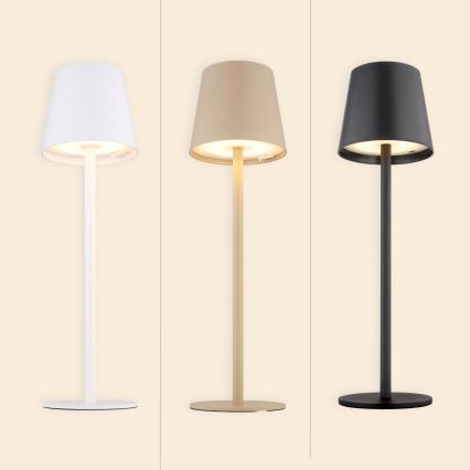 Globo - LED Himmennettävä kosketus ulko lamppu LED/3W/3,7V IP44 1800 mAh USB beige