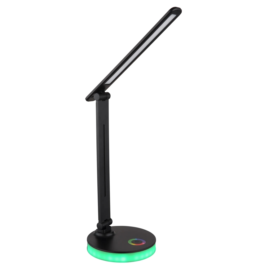 Globo - LED RGBW himmennettävä kosketuspöytävalaisin LED/5W/230V + LED/2W 2700K/4000K/6500K musta