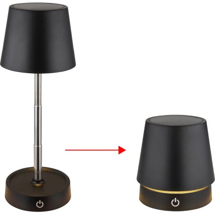 Globo - himmennettävä kosketusohjattu ladattava LED-pöytälamppu LED/1,2W/5V 1200 mAh