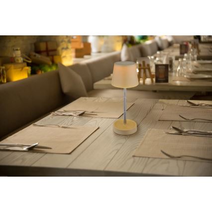 Globo - LED Kosketuksella himmennettävä ladattava pöytälamppu LED/1,2W/3V 1200 mAh