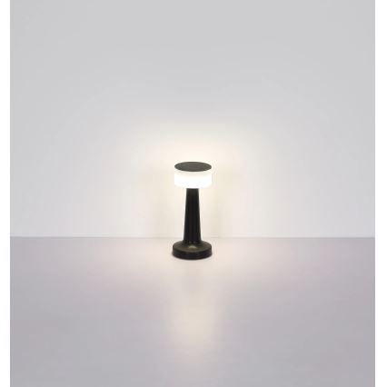 Globo - LED himmennettävä kosketuspöytävalaisin LED/1W/3,7V 2700K/4000K/6500K 800 mAh USB musta