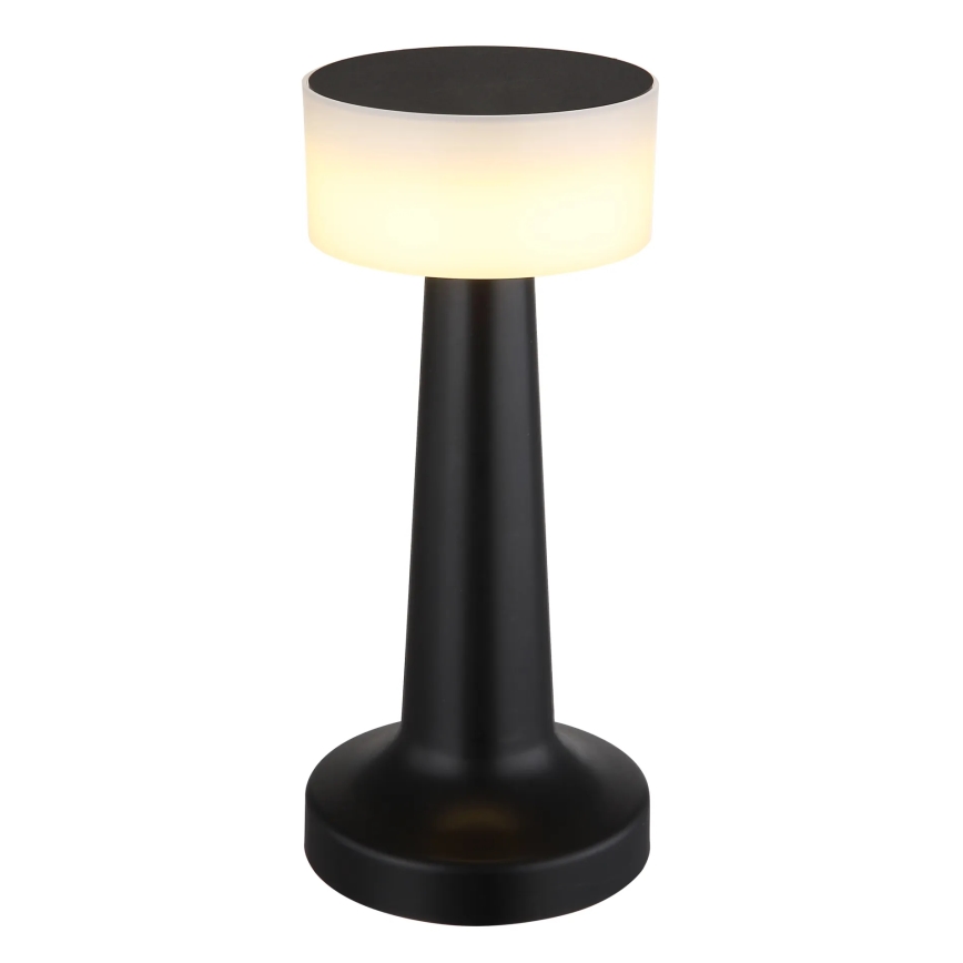 Globo - LED himmennettävä kosketuspöytävalaisin LED/1W/3,7V 2700K/4000K/6500K 800 mAh USB musta