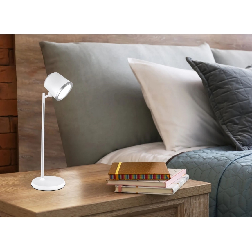 Globo - LED himmennettävä kosketuspöytävalaisin 4-in-1 LED/6W/3,7V 3000K/4000K/6500K 1500 mAh USB valkoinen