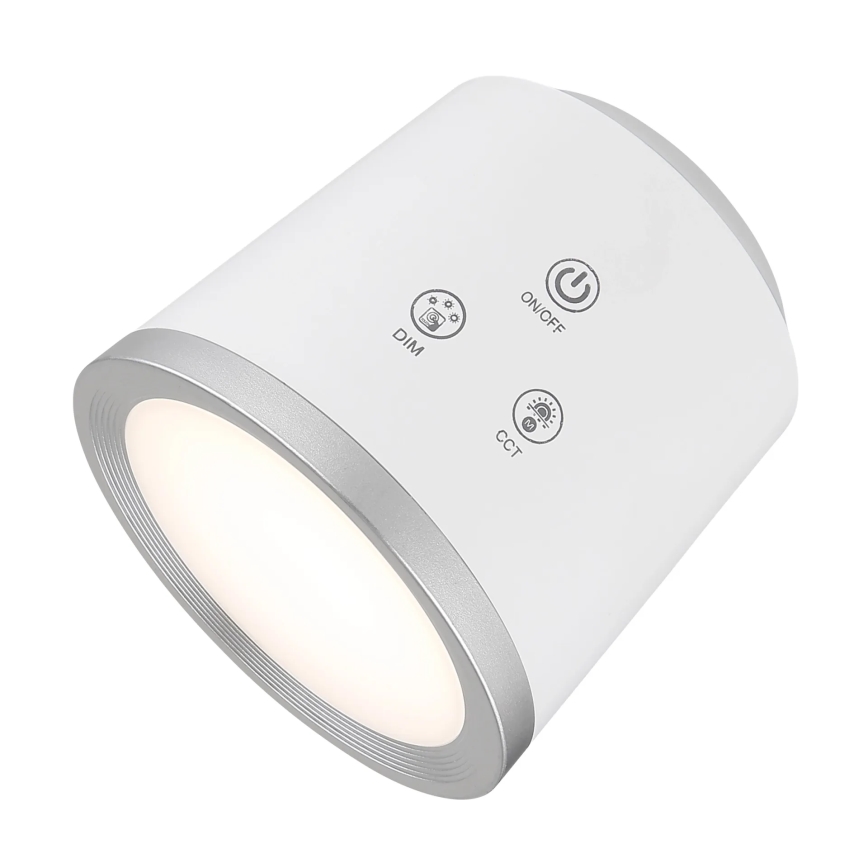 Globo - LED himmennettävä kosketuspöytävalaisin 4-in-1 LED/6W/3,7V 3000K/4000K/6500K 1500 mAh USB valkoinen