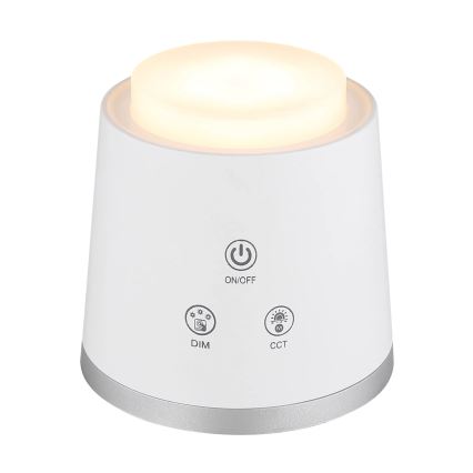 Globo - LED himmennettävä kosketuspöytävalaisin 4-in-1 LED/6W/3,7V 3000K/4000K/6500K 1500 mAh USB valkoinen