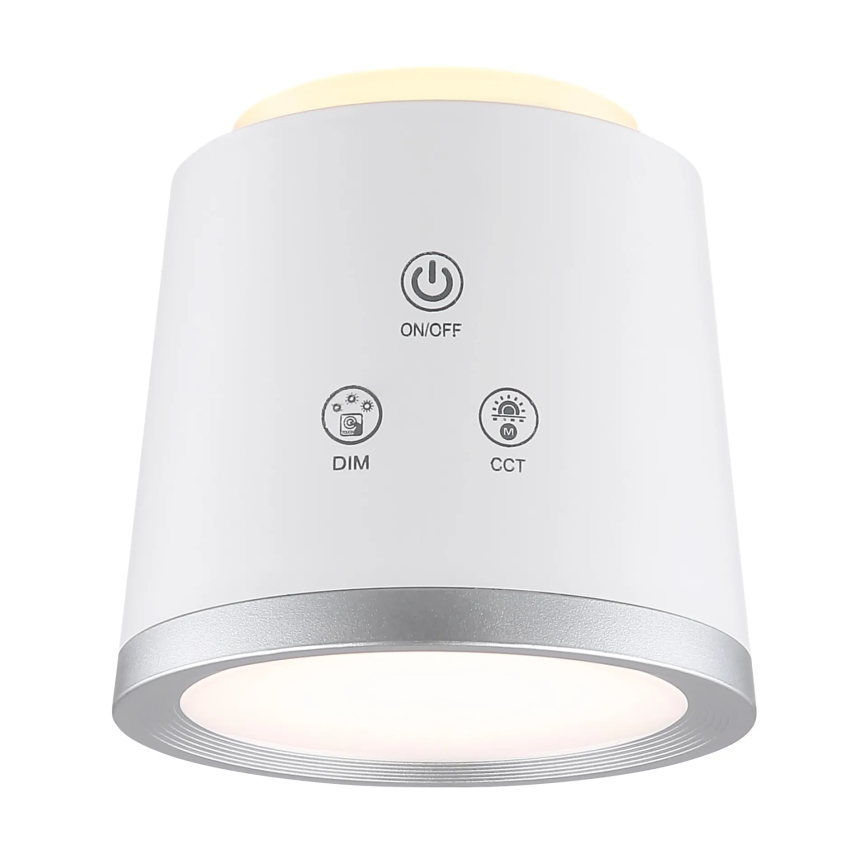 Globo - LED himmennettävä kosketuspöytävalaisin 4-in-1 LED/6W/3,7V 3000K/4000K/6500K 1500 mAh USB valkoinen