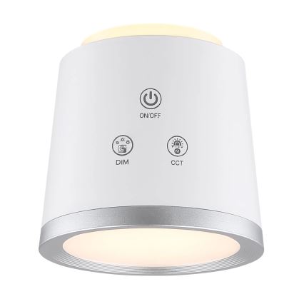 Globo - LED himmennettävä kosketuspöytävalaisin 4-in-1 LED/6W/3,7V 3000K/4000K/6500K 1500 mAh USB valkoinen