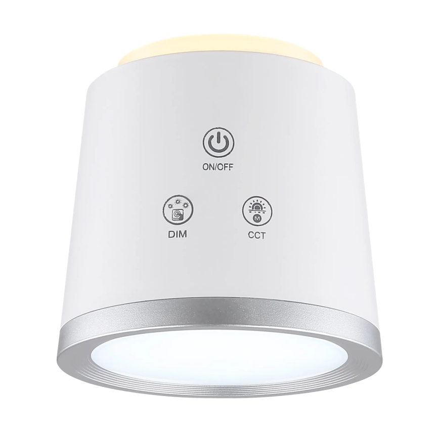 Globo - LED himmennettävä kosketuspöytävalaisin 4-in-1 LED/6W/3,7V 3000K/4000K/6500K 1500 mAh USB valkoinen