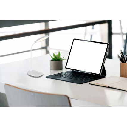 Globo - Himmennettävä LED-kosketuspöytävalaisin LED/9W/230V 3000K/4000K/6500K CRI 90 valkoinen