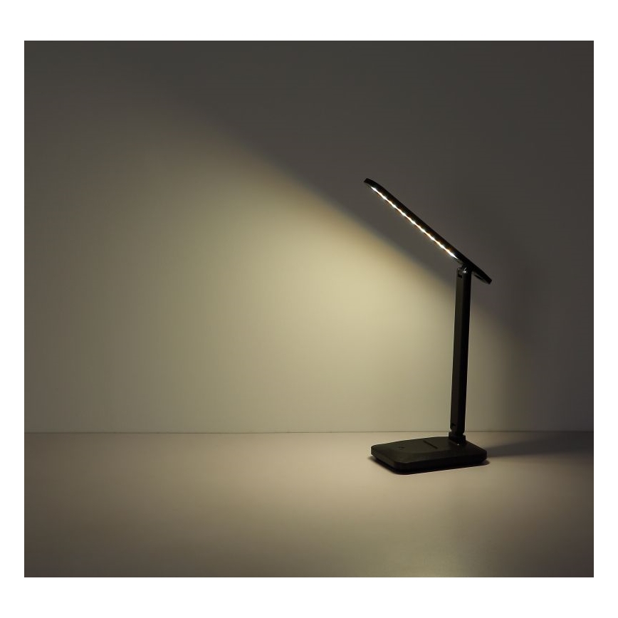 Globo - LED himmennettävä kosketuspöytävalaisin LED/3W/5V 2800/4000/6500K 1800 mAh musta