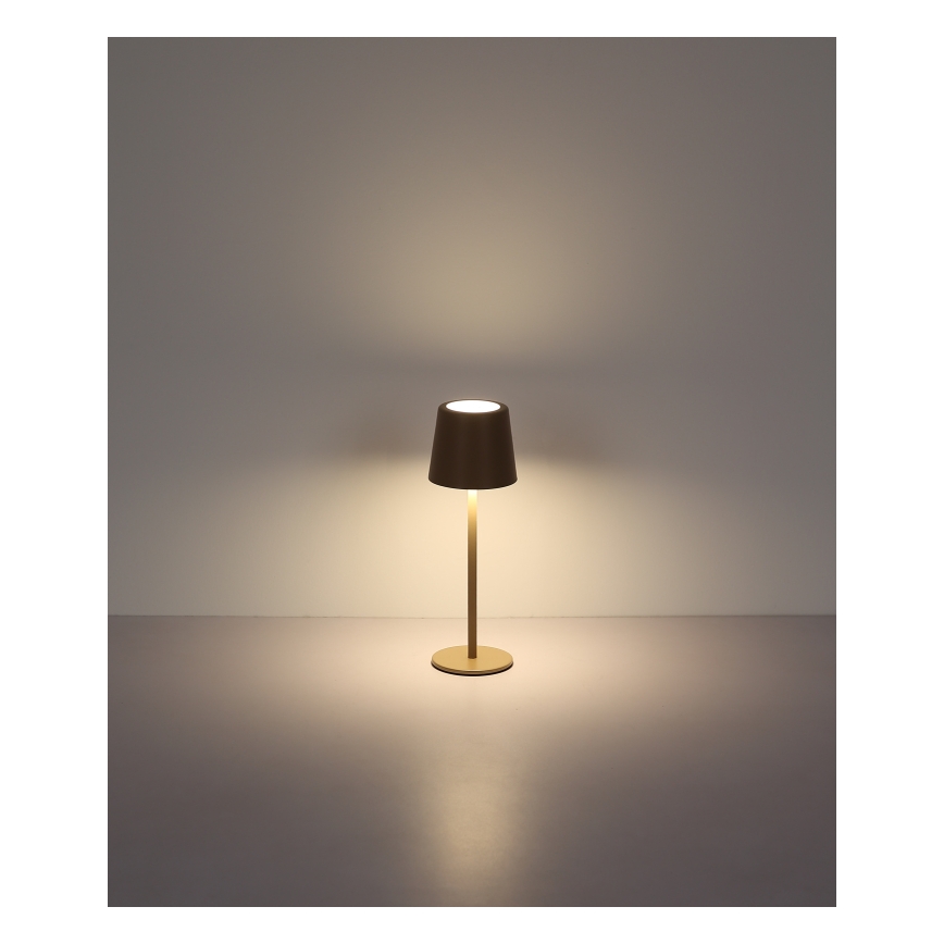 Globo - LED himmennettävä ulkokäyttöön tarkoitettu kosketuspöytävalaisin LED/2W/5V 3000/4000/6000K 2200 mAh IP44 kerma