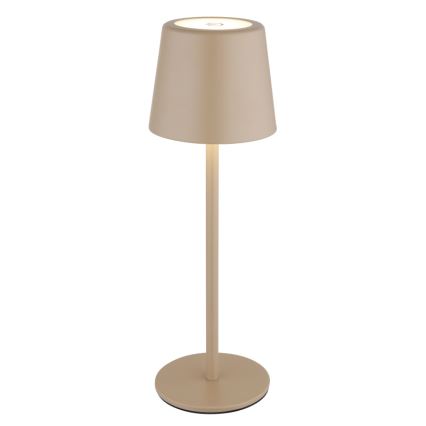 Globo - LED himmennettävä ulkokäyttöön tarkoitettu kosketuspöytävalaisin LED/2W/5V 3000/4000/6000K 2200 mAh IP44 kerma