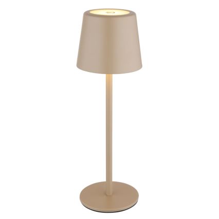 Globo - LED himmennettävä ulkokäyttöön tarkoitettu kosketuspöytävalaisin LED/2W/5V 3000/4000/6000K 2200 mAh IP44 kerma