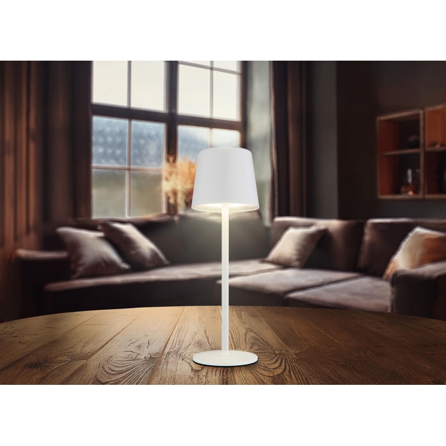 Globo - LED-säädettävä ulkokäyttöön tarkoitettu kosketuspöytävalaisin LED/2W/5V 3000/4000/6000K 2200 mAh IP44 valkoinen