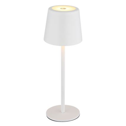 Globo - LED-säädettävä ulkokäyttöön tarkoitettu kosketuspöytävalaisin LED/2W/5V 3000/4000/6000K 2200 mAh IP44 valkoinen