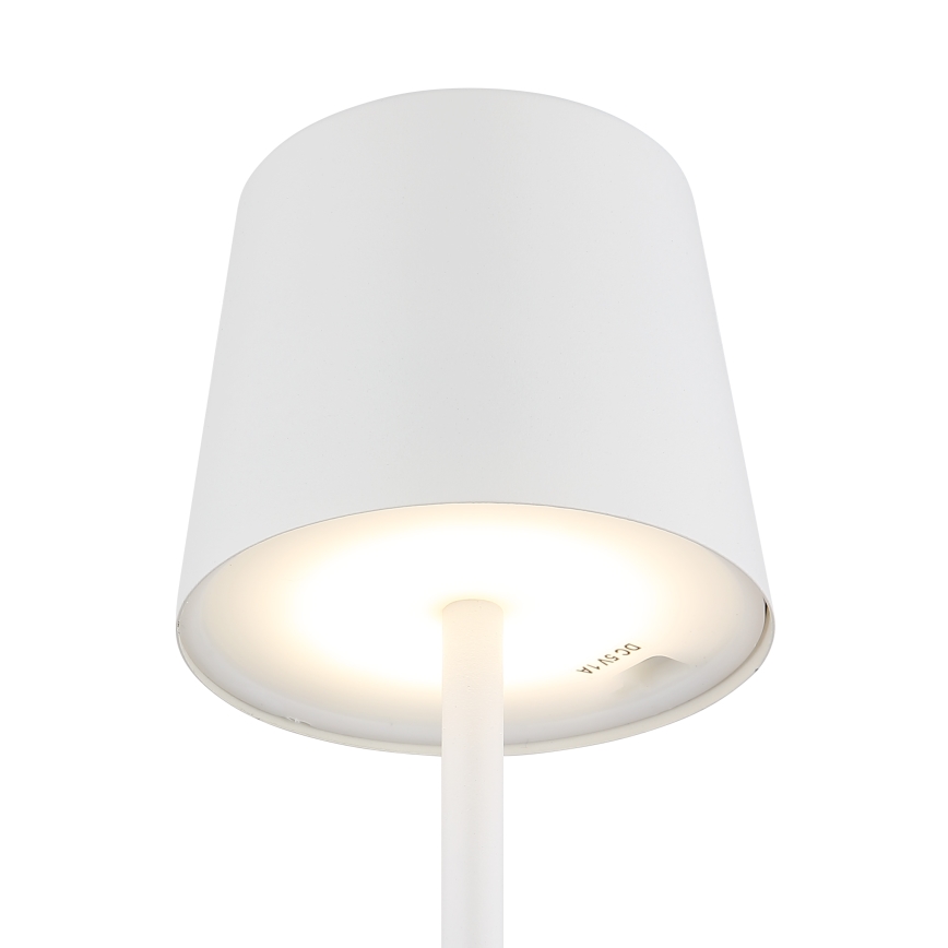 Globo - LED-säädettävä ulkokäyttöön tarkoitettu kosketuspöytävalaisin LED/2W/5V 3000/4000/6000K 2200 mAh IP44 valkoinen