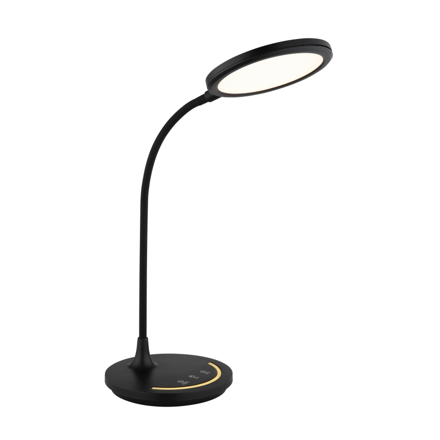Globo - LED himmennettävä joustava kosketuspöytälamppu LED/12W/230V 3000/4000/6500K CRI 90 musta