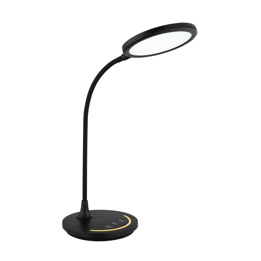 Globo - LED himmennettävä joustava kosketuspöytälamppu LED/12W/230V 3000/4000/6500K CRI 90 musta