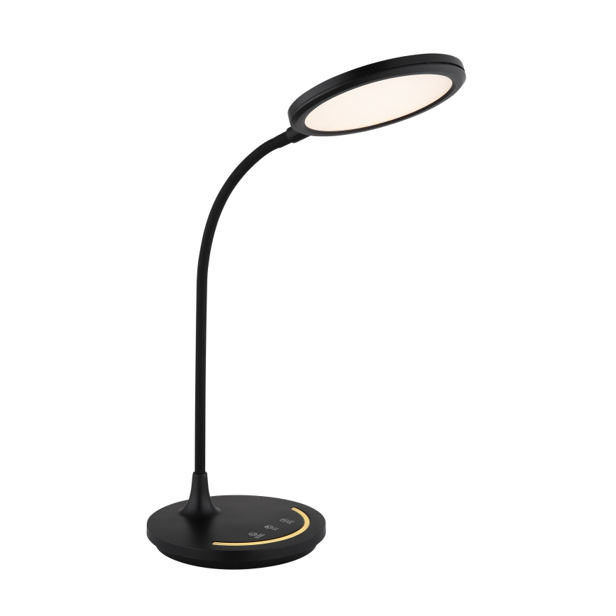 Globo - LED himmennettävä joustava kosketuspöytälamppu LED/12W/230V 3000/4000/6500K CRI 90 musta